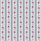 Village Life - Agnes Blue Yardage