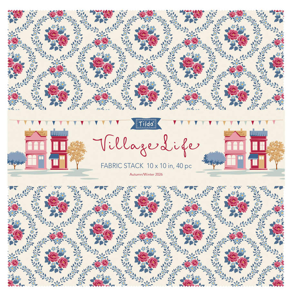 Village Life 10" Squares