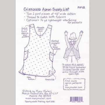 Crisscross Apron Pattern
