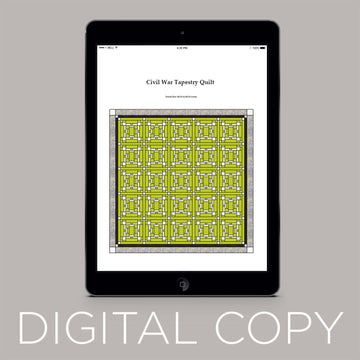 Digital Download - Civil War Tapestry Quilt Pattern