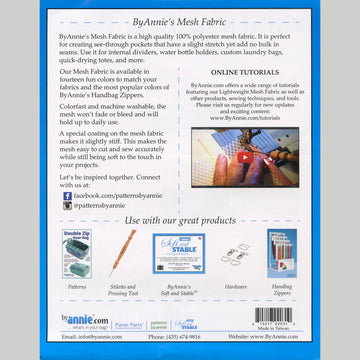 ByAnnie Lightweight Mesh - 18" x 54" - Lipstick