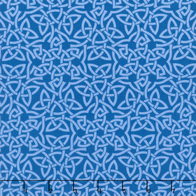 Celeste - Celtic Knots Blue Yardage