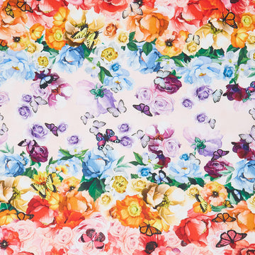 Monarch Gardens - Butterfly Rose Garden Yardage