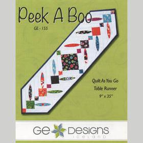Peek A Boo Quilt As You Go Table Runner Pattern