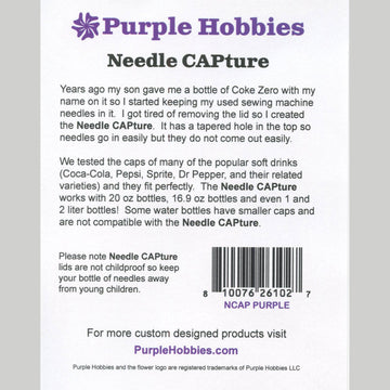 Needle CAPture Purple