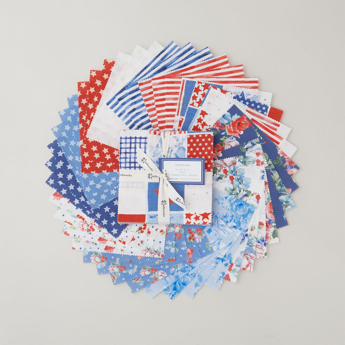 Americana Digitally Printed Charm Pack