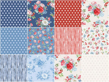 Americana Digitally Printed Charm Pack