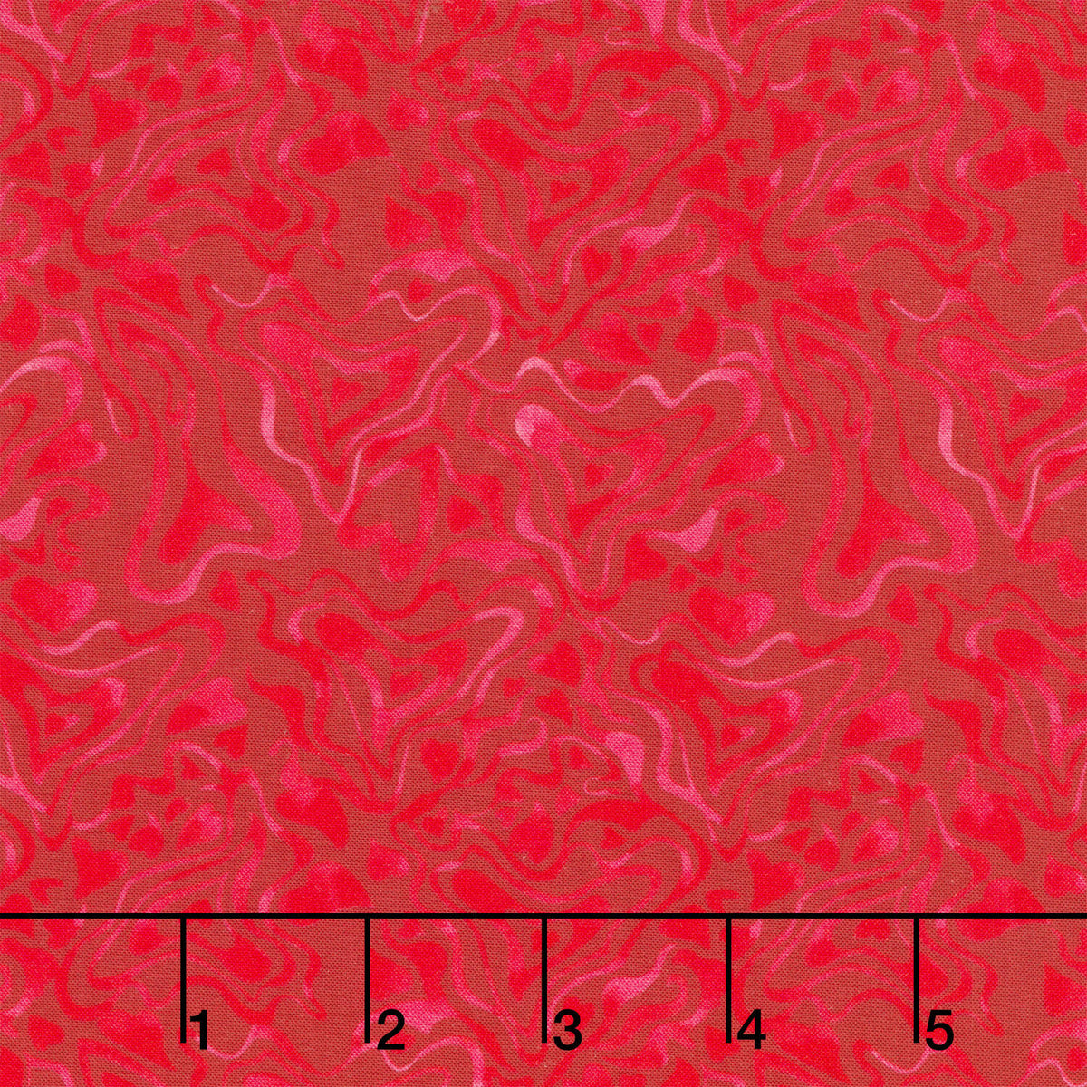 Love Matters - Tonal Hearts Red Yardage