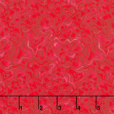 Love Matters - Tonal Hearts Red Yardage