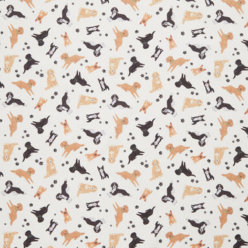 Homebodies - Tossed Dogs Cream Yardage