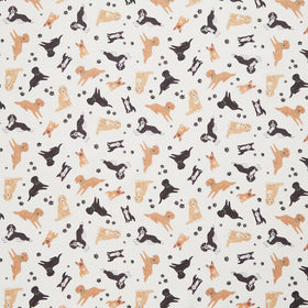 Homebodies - Tossed Dogs Cream Yardage