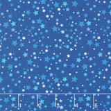 Amazing Alphabet - Stars Blue Yardage