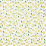Lemon Zest - Tossed Lemons White Yardage