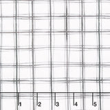 Lemon Zest - Plaid White Yardage