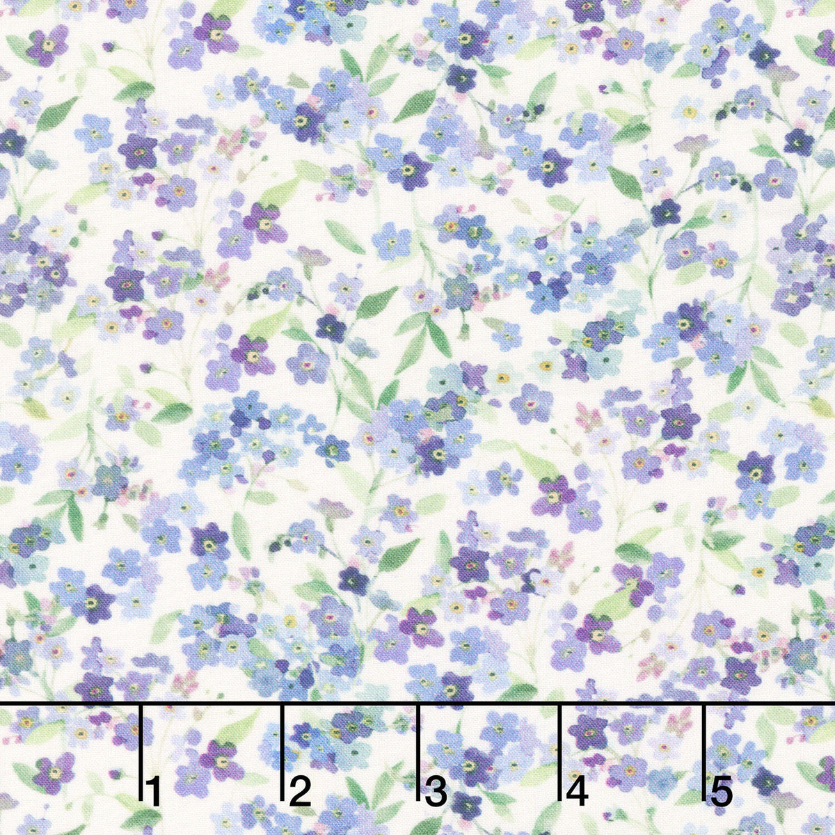 Fleur De Rose - Forget-Me-Not Light Cream Yardage