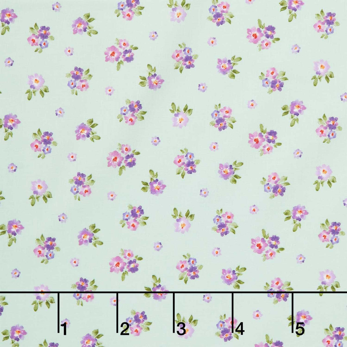 Chateau En Fleur - Ditsy Light Green Yardage