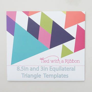 8.5" & 3" Equilateral Triangle Template Set