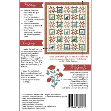 Bluebird Quilt Pattern