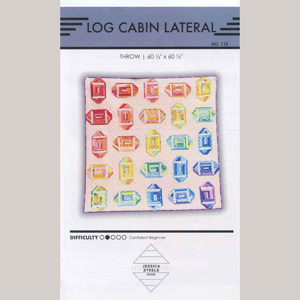Log Cabin Lateral Quilt Pattern