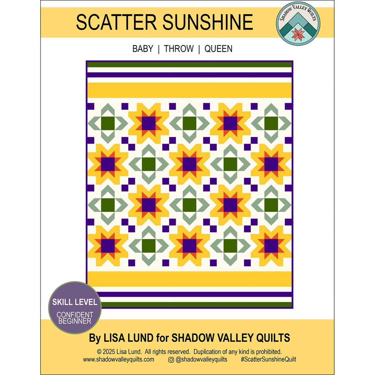 Scatter Sunshine Quilt Pattern