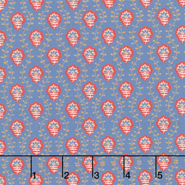 Petit Rouge - Sault Blue Yardage