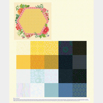 Garden Party - Queen Bee Yellow Panel