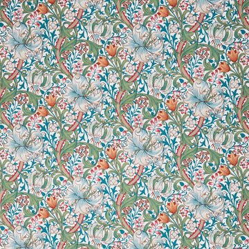 Bedford Park - Golden Lily Fuchsia Yardage