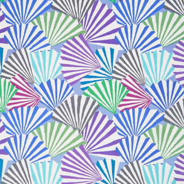 Kaffe Fassett Collective - February 2026 Fanfare Blue Yardage