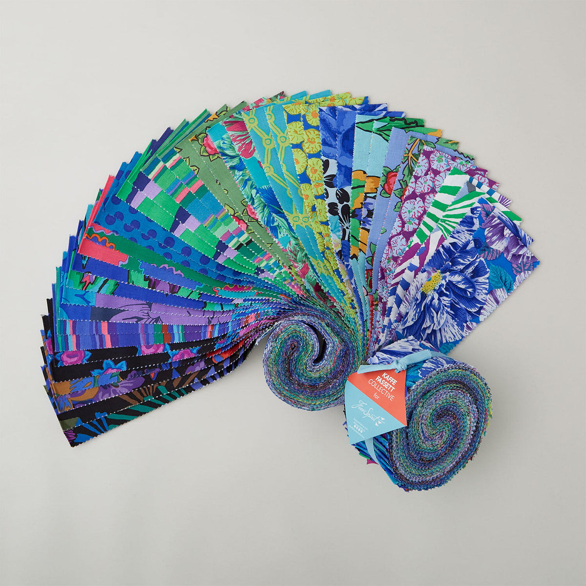 Kaffe Fassett Collective - February 2026 Cool Colorway 2 1/2" Strips