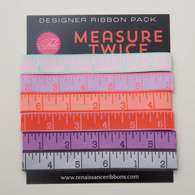 Tula Pink Measure Twice Designer Ribbon Pack - Warm