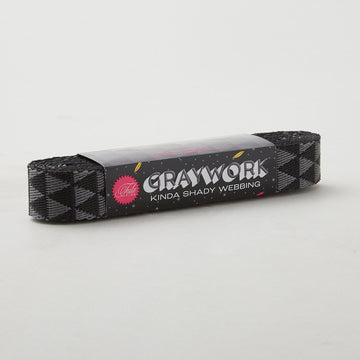 Tula Pink Kinda Shady Webbing - Carbon 1" Wide