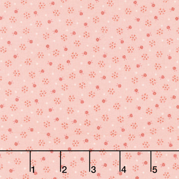 Love Bugs - Small Flowers and Bug Dots Yardage