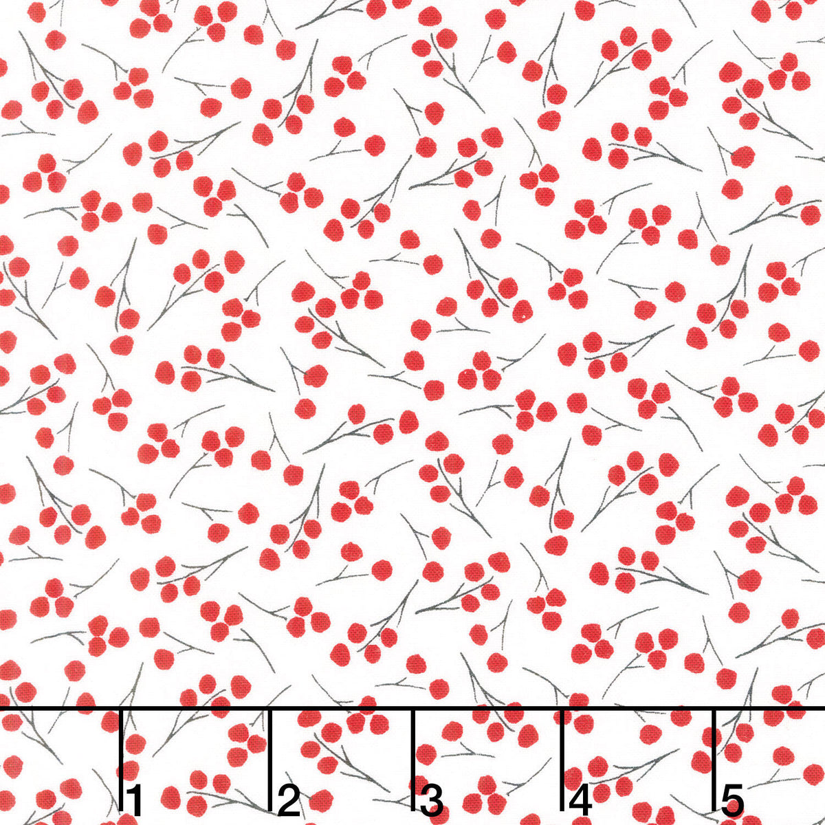 Snow Folks - Berries Red Yardage