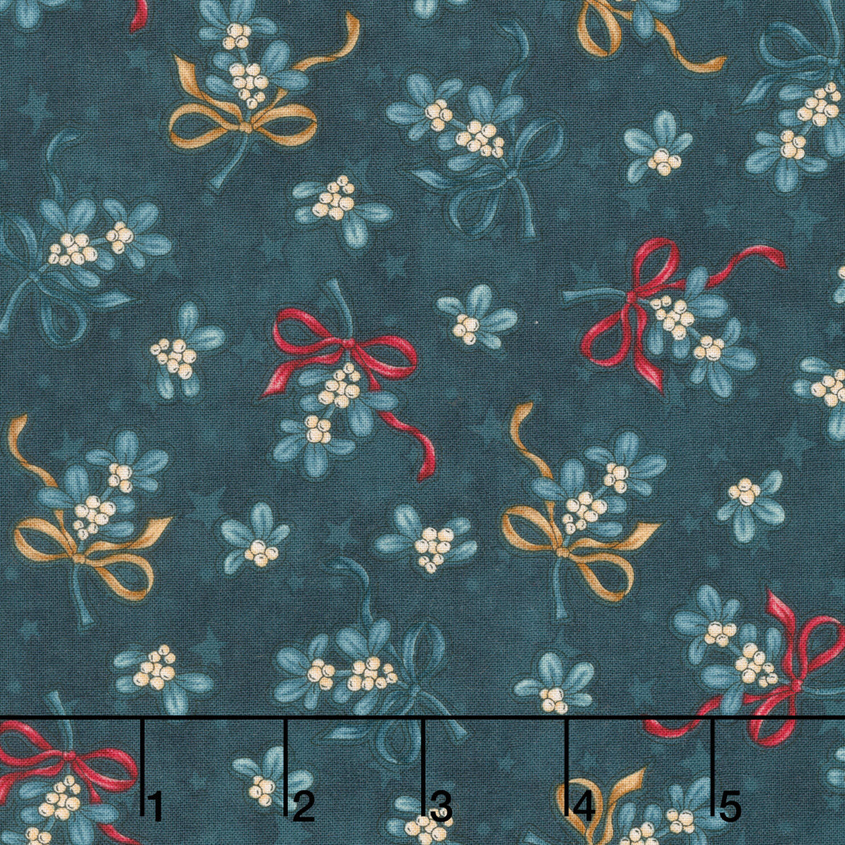 Gifts of Gratitude - Mistletoe Toss Teal Yardage
