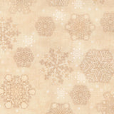 Gifts of Gratitude - Snowflakes Cream Yardage