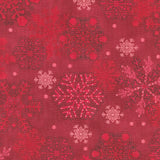 Gifts of Gratitude - Snowflakes Red Yardage