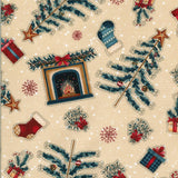 Gifts of Gratitude - Fireplace Toss Cream Yardage