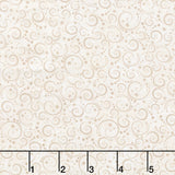Nordic Holiday Village - Mini Swirls Cream Yardage