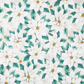 Poinsettia Splendor - Poinsettia Winter White Multi 108" Wide Backing