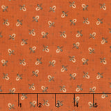 Flower Pot Prints - Ditsy Blooms Orange Yardage