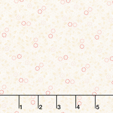 Hearth and Home - Daisy Dot Vine Cream Yardage