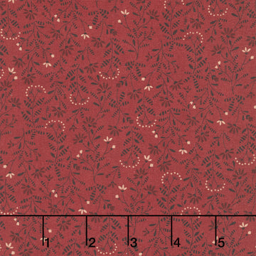 Hearth and Home - Calico Red Yardage
