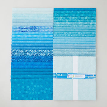 I've Got Hue, Babe Turquoise Waves 10" Squares