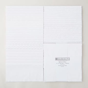 Quilter's Flour Favorites White On White 10" Squares