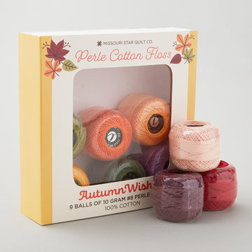 Missouri Star Autumn Wishes Perle Cotton Floss Pack