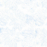 Frosted Wishes Batiks - Poinsettias and Pinecones White Yardage