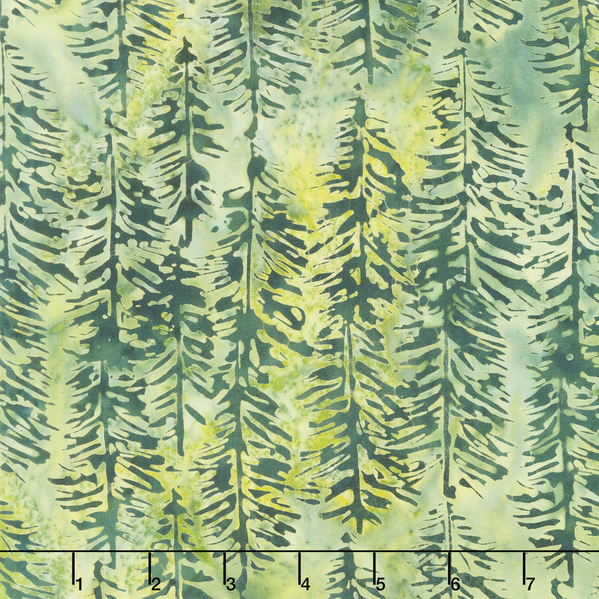 Autumn's Embrace Batiks - Evergreen Green Ivy Yardage