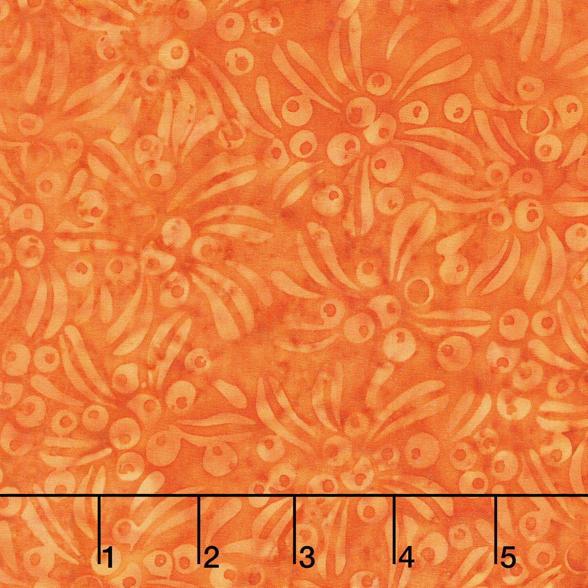 Autumn's Embrace Batiks - Berries Orange Vermillion Yardage