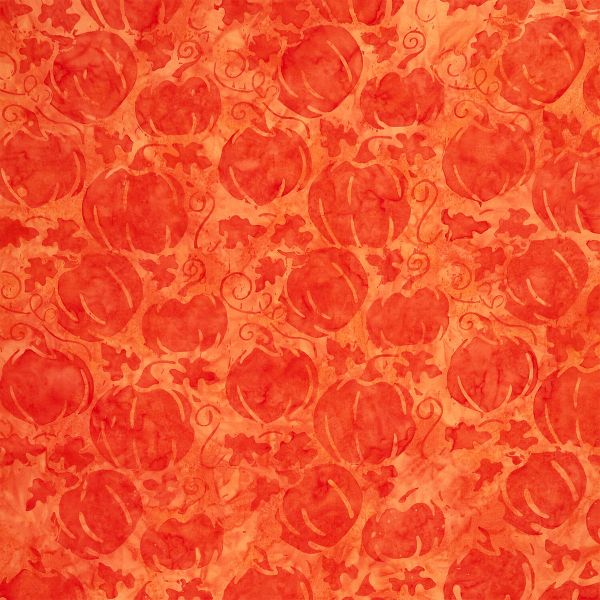 Autumn's Embrace Batiks - Pumpkin Nasturtium Yardage