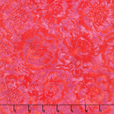 Posy Twist Batiks - Large Floral Purple Jelly Yardage